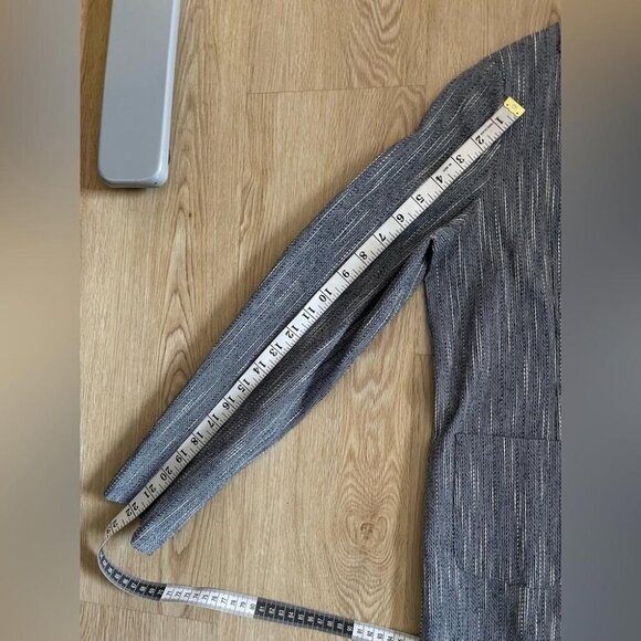 Lightweight Casual Blazer Distretto 12 Gray Modern Minimalist Blazer Size 14 - Picture 8 of 13